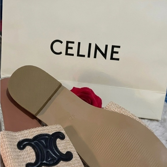 nwt Raffia Slide - Picture 2 of 4